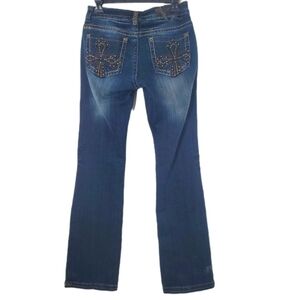 Rose Royce Women's Abigail Bootcut Jeans with Embellished Pockets‎